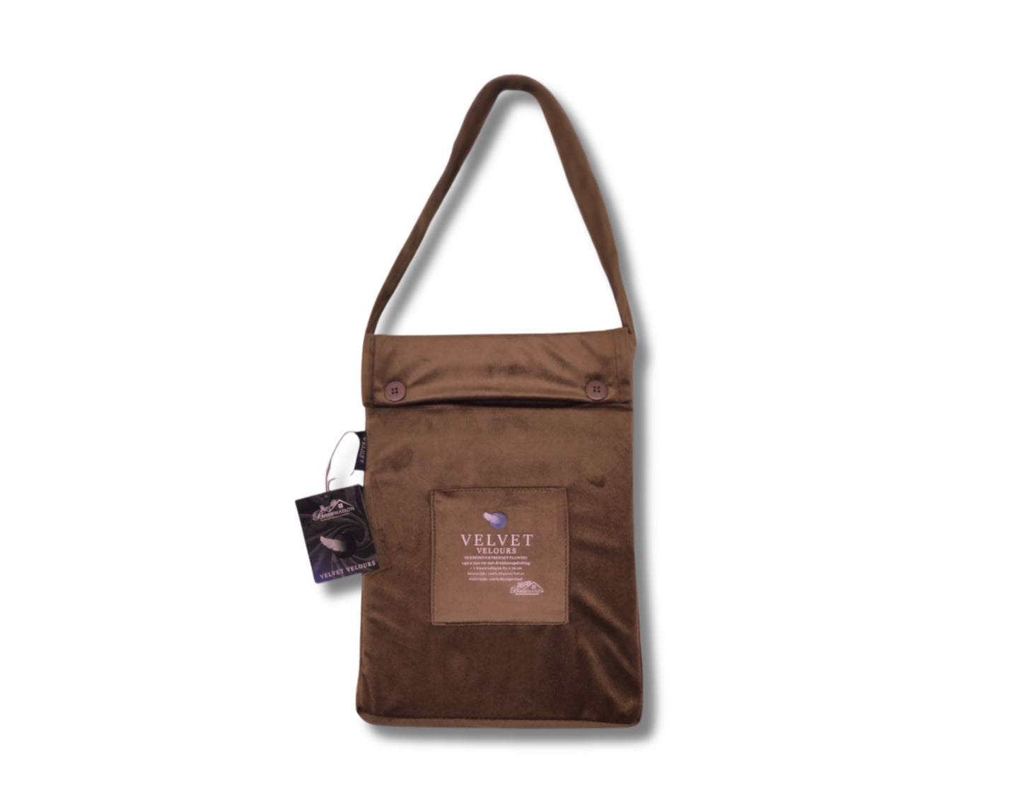 Fluwelen Dekbedovertrek Coffee Brown Velvet Velours