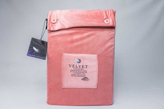 Fluwelen Dekbedovertrek Oud Rose / Rosewood Velvet