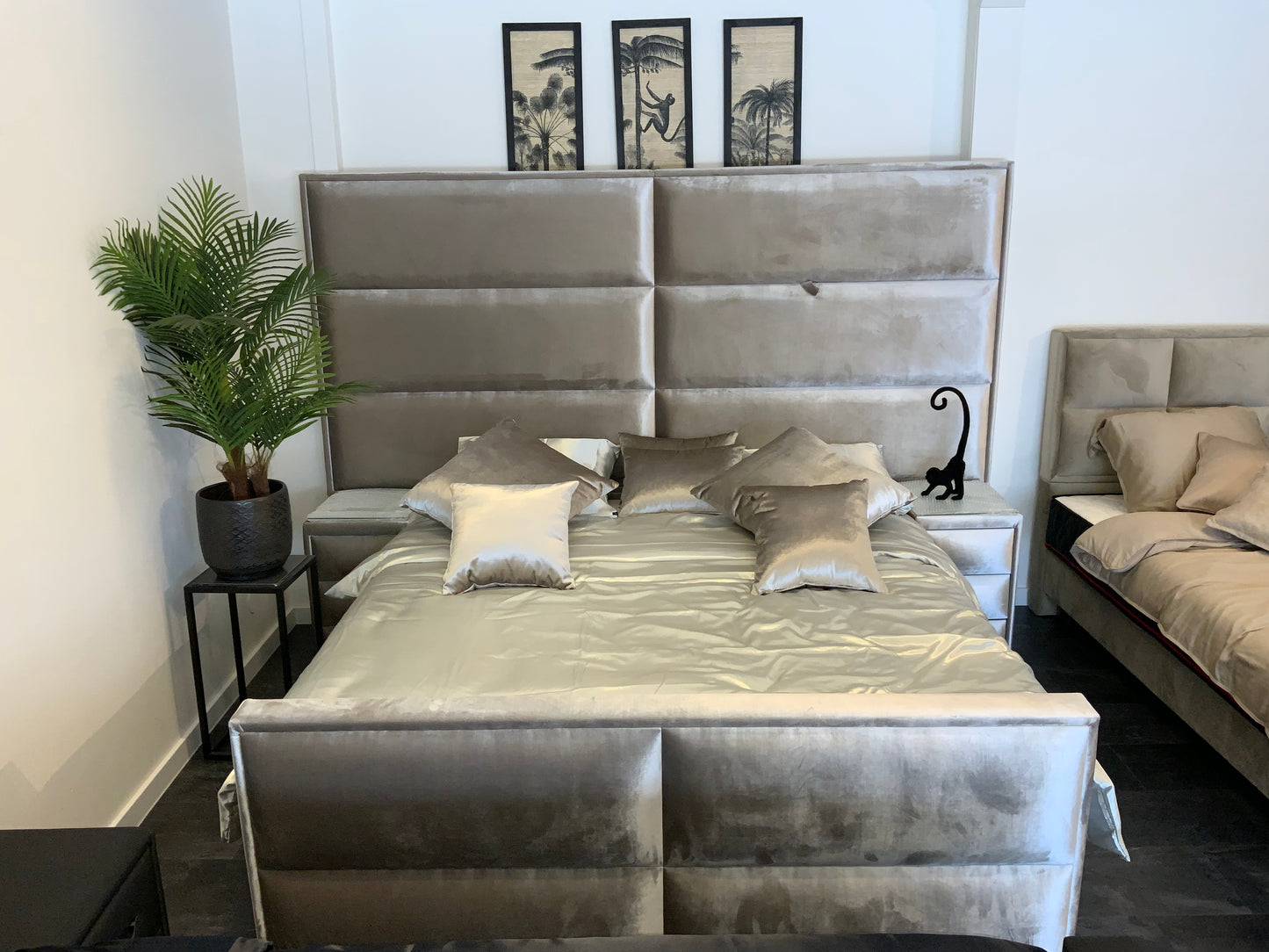Mega Boxspring Pandora 180 x 200 Kemer Silver