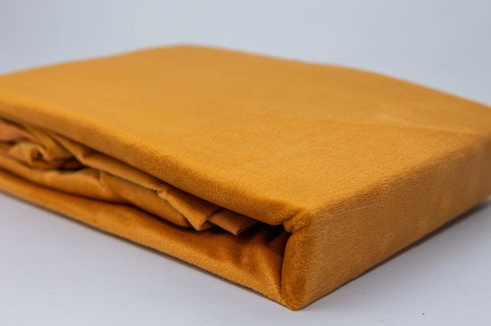 Fluwelen Dekbedovertrek Cognac Velvet/Velours