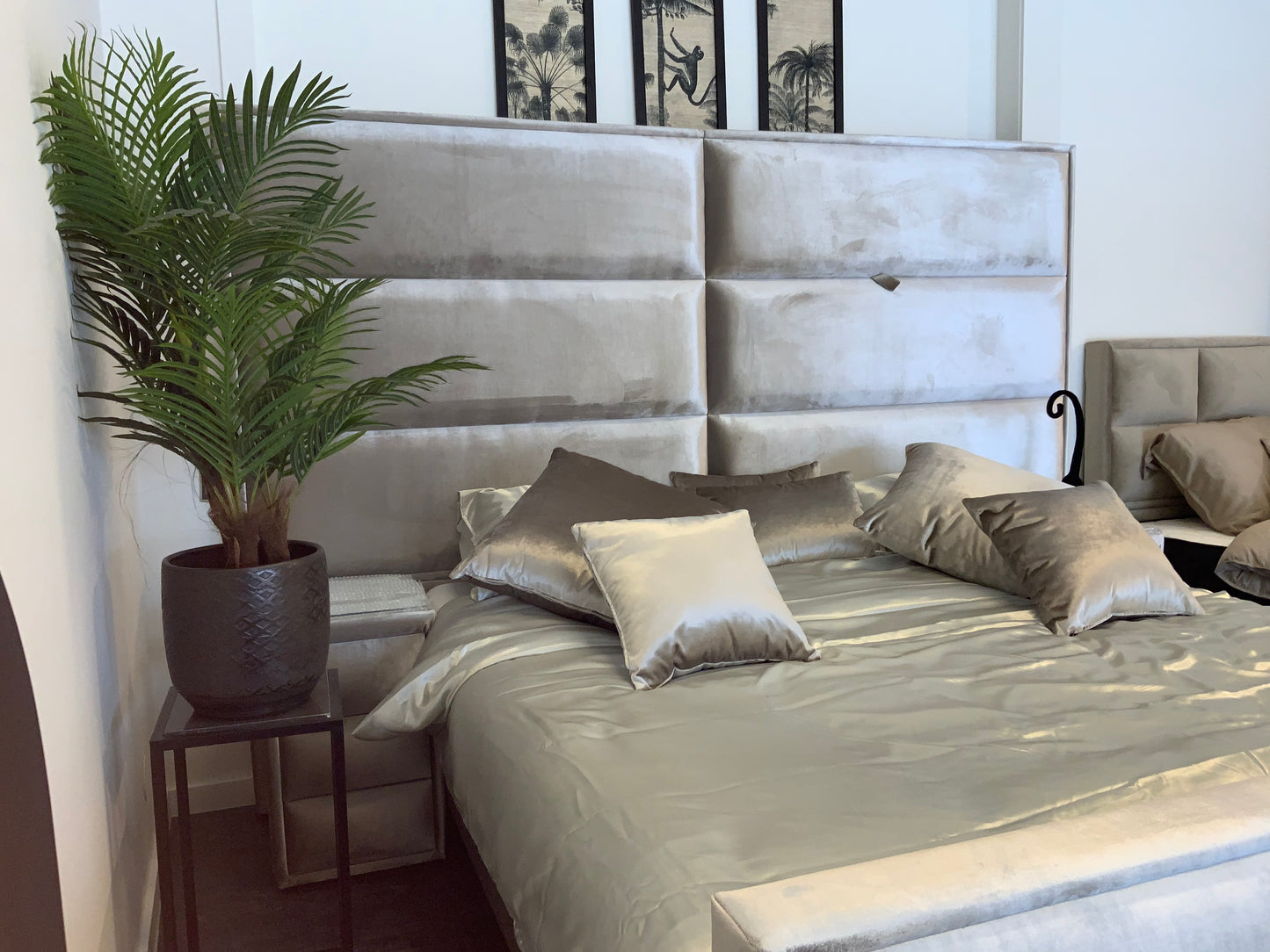 Mega Boxspring Pandora 180 x 200 Kemer Silver