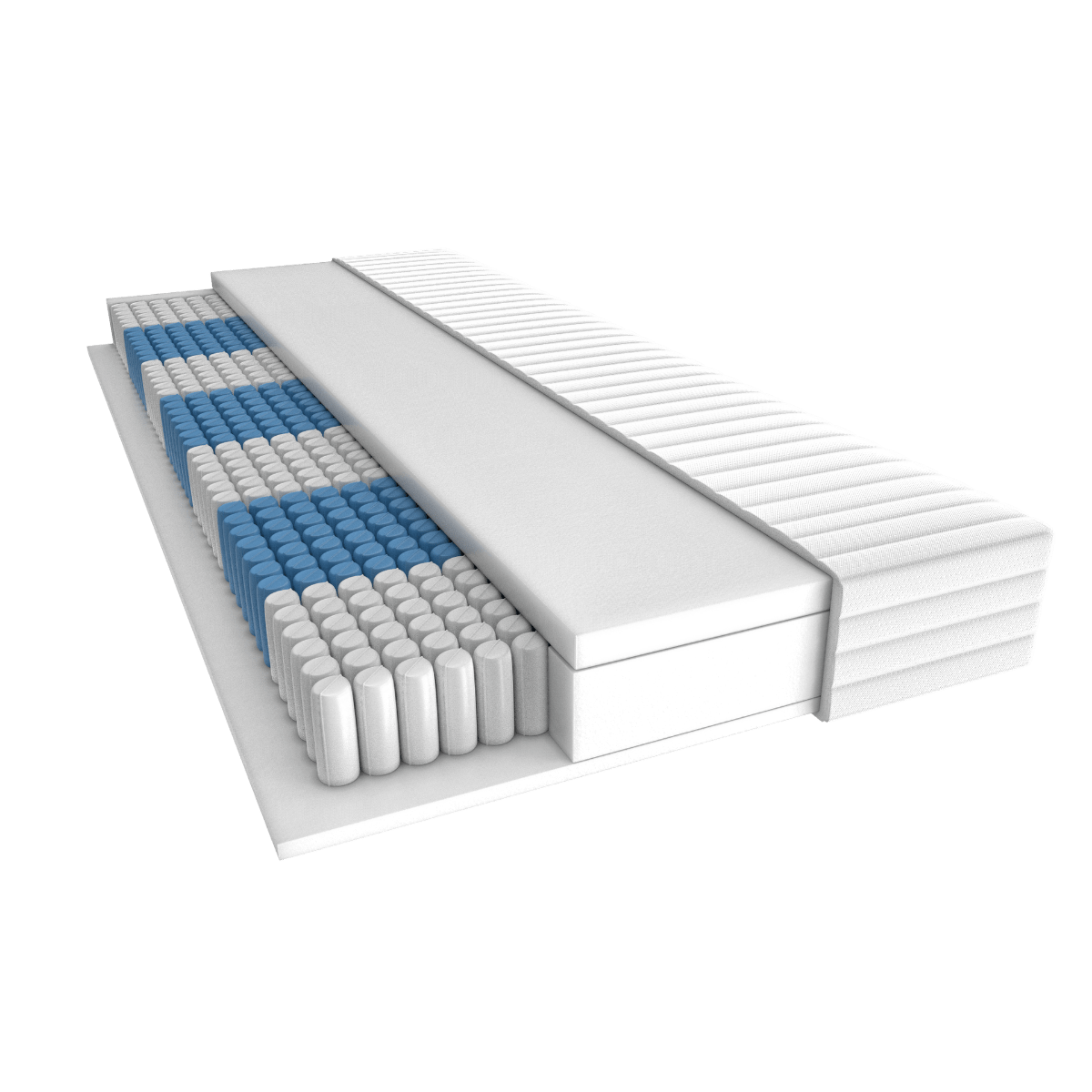 Pocketvering 9-zone - Alle maten beschikbaar - 25cm dik